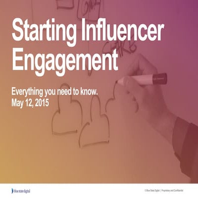 Starting Influencer Engagement