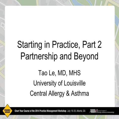 Negotiating an Allergy Partnership