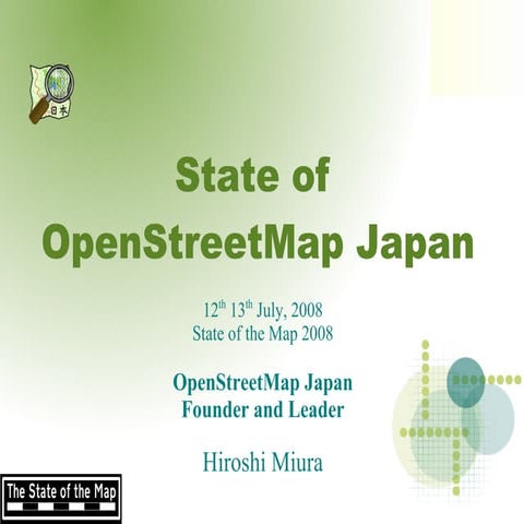 Starting OpenStreetMap Japan 2008 in SotM2008