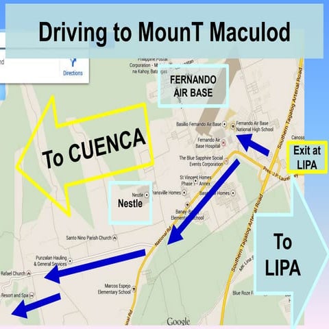 HIKE UP mount maculod in cuenca batangas _ PPT animated