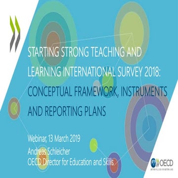 Starting Strong Teaching and Learning International Survey 2018  - Conceptual...