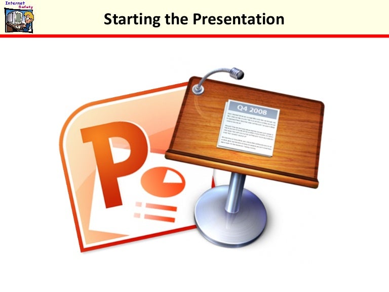 Starting the Presentation