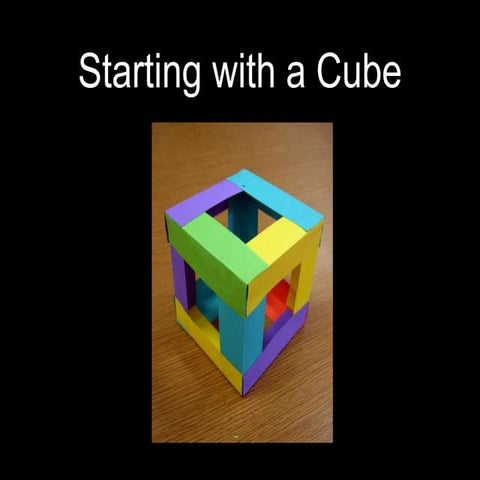 Mod Pods: Starting with a Cube