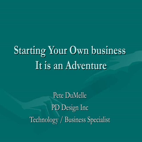Starting Your Own Business