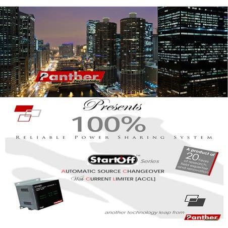 StartOff ACCL [Automatic Source Changeover cum Current Limiter