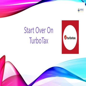 Start Over On TurboTax