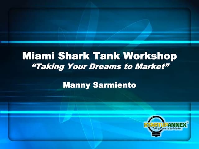 Startup Annex Presentation Business...