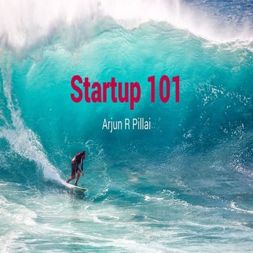 Startup 101 - basics of a startup