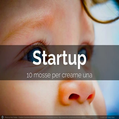 Startup: 10 Mosse per crearne una