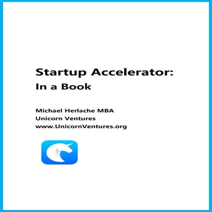 Startup Accelerator in a Book
