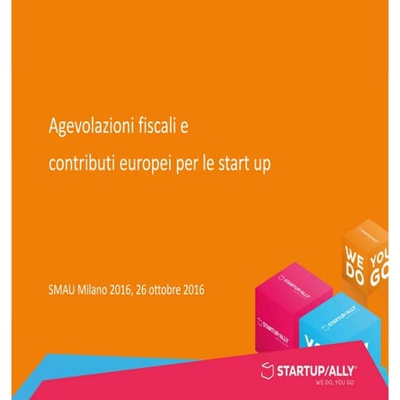 Contributi europei per le PMI e le startup