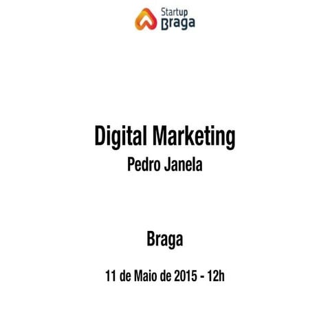 Digital guerrilha marketing - Pedro Janela