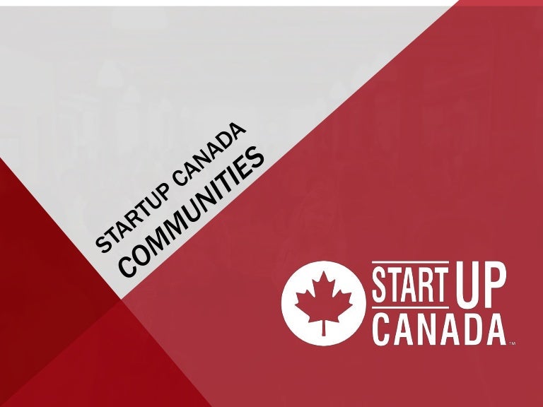 Startup Canada Communities
