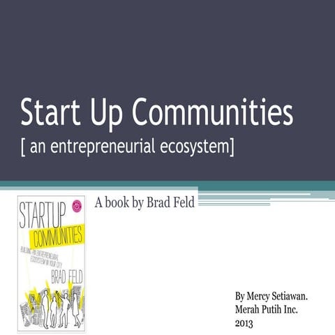 Start up Communities