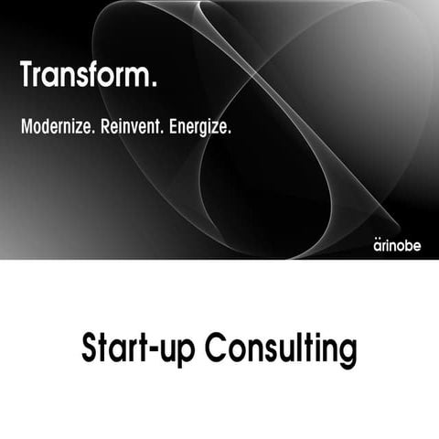 Startup consulting