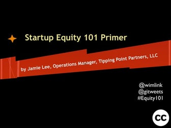 Startup Equity Primer for Employees 