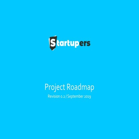 Startupers Project Roadmap