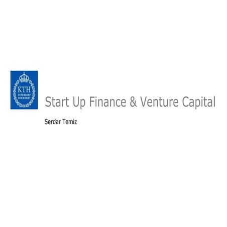Start up finance & venture capital