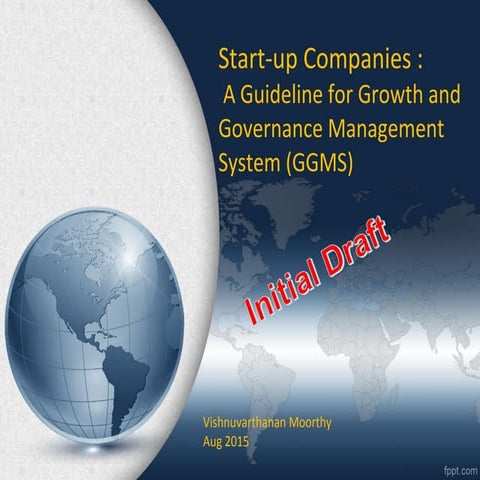 Start-Ups Growth and Governance Management System