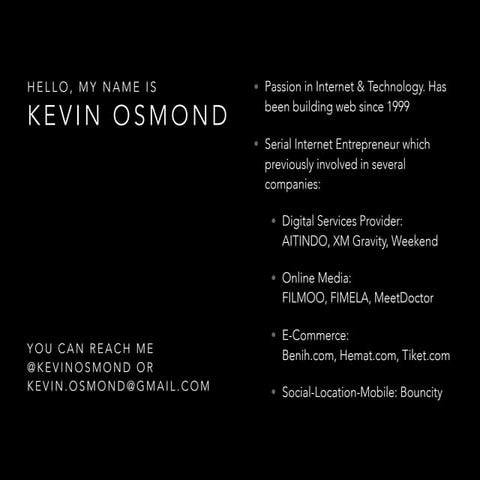 Startup knowledge sharing kevin osmond Printerous.com