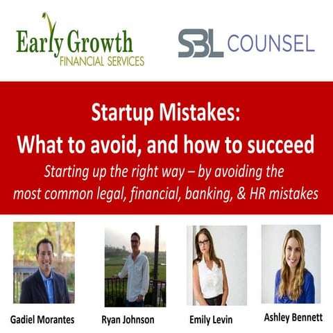 Startup Mistakes: What to Avoid, and How to Succeed