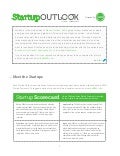 Startup Outlook: Issue 6, October 2012