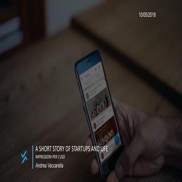 Startup -  impressioni per uso - cciaa 2018