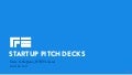 Startup Pitch Decks