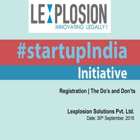 Startup India Initiative