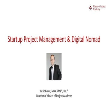 Startup project management