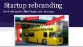 Startup rebranding