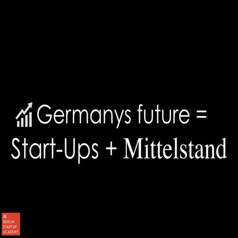 Start-Ups + Mittelstand = Success!