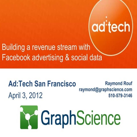 adtech SF12 Startup spotlight social graphscience