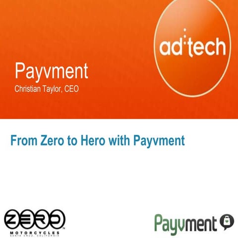 adtech SF12 Startup spotlight social payvment