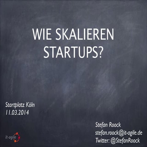 Startups skalieren