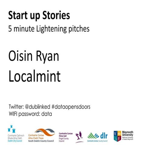 Open Data StartUp Stories in Ireland