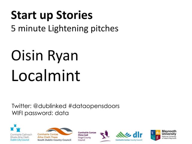 Open Data StartUp Stories in Ireland