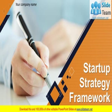 Startup Strategy Framework PowerPoint Presentation Slides 