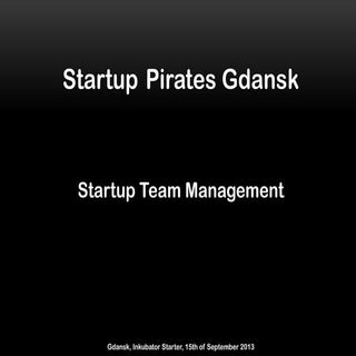 Startup Team Management