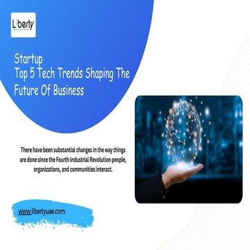 Startup Top 5 Tech Trends Shaping The Future Of Business.pdf | Free ...