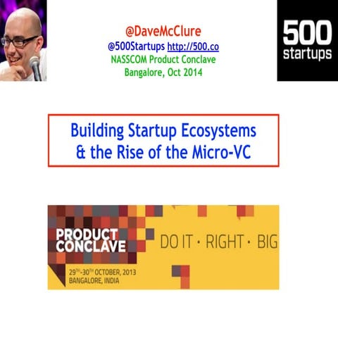Building Startup Ecosystems & The Rise of Micro-VCs