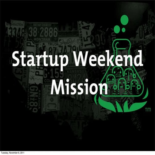 Startup Weekend Mission