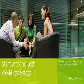 Start Working with Microsoft CRM xRM4RealEstate 2014