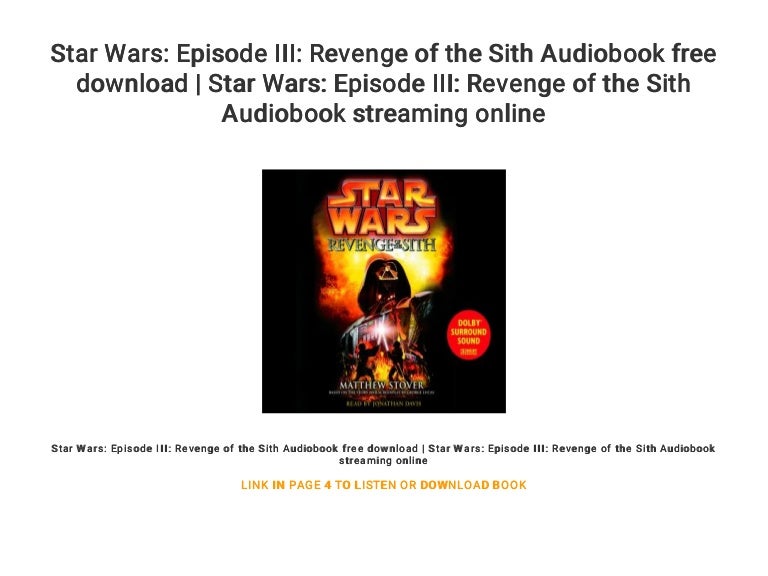 Revenge of the sith stream