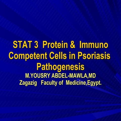 Stat3protein & immunocompetent  cells  in  psoriasis pathogenesis