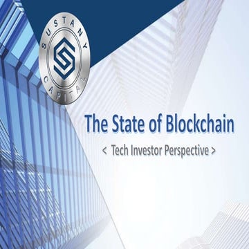 The State of Blockchain, October 2019