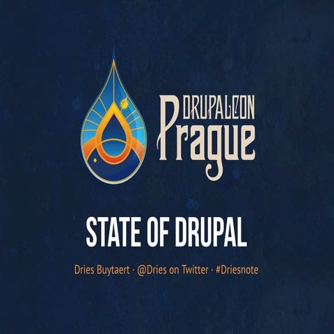 State of Drupal keynote, DrupalCon Prague