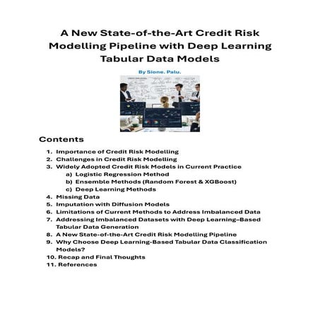 A New State-of-the-Art Credit Risk Modelling Pipeline with Deep Learning Tabu...