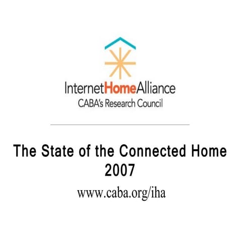 State of the Connected Home 2007