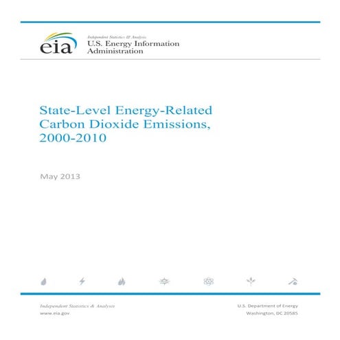 State-Level Energy-Related Carbon Dioxide Emissions, 2000-2010
